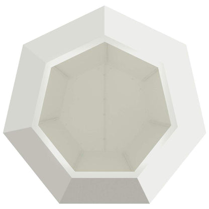 Jardinera Blanco 75 X 75 X 60 Cm Acero_5