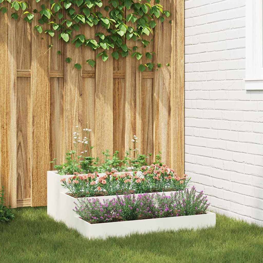 Macetero De Jardín 90 X 90 X 35 Cm Acero Laminado En Frío_1