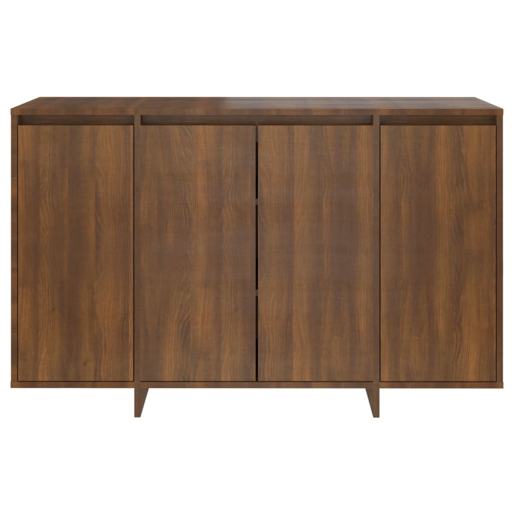 Aparador De Madera De Ingeniería Marrón Roble 120x41x75 Cm / Vetonek_1