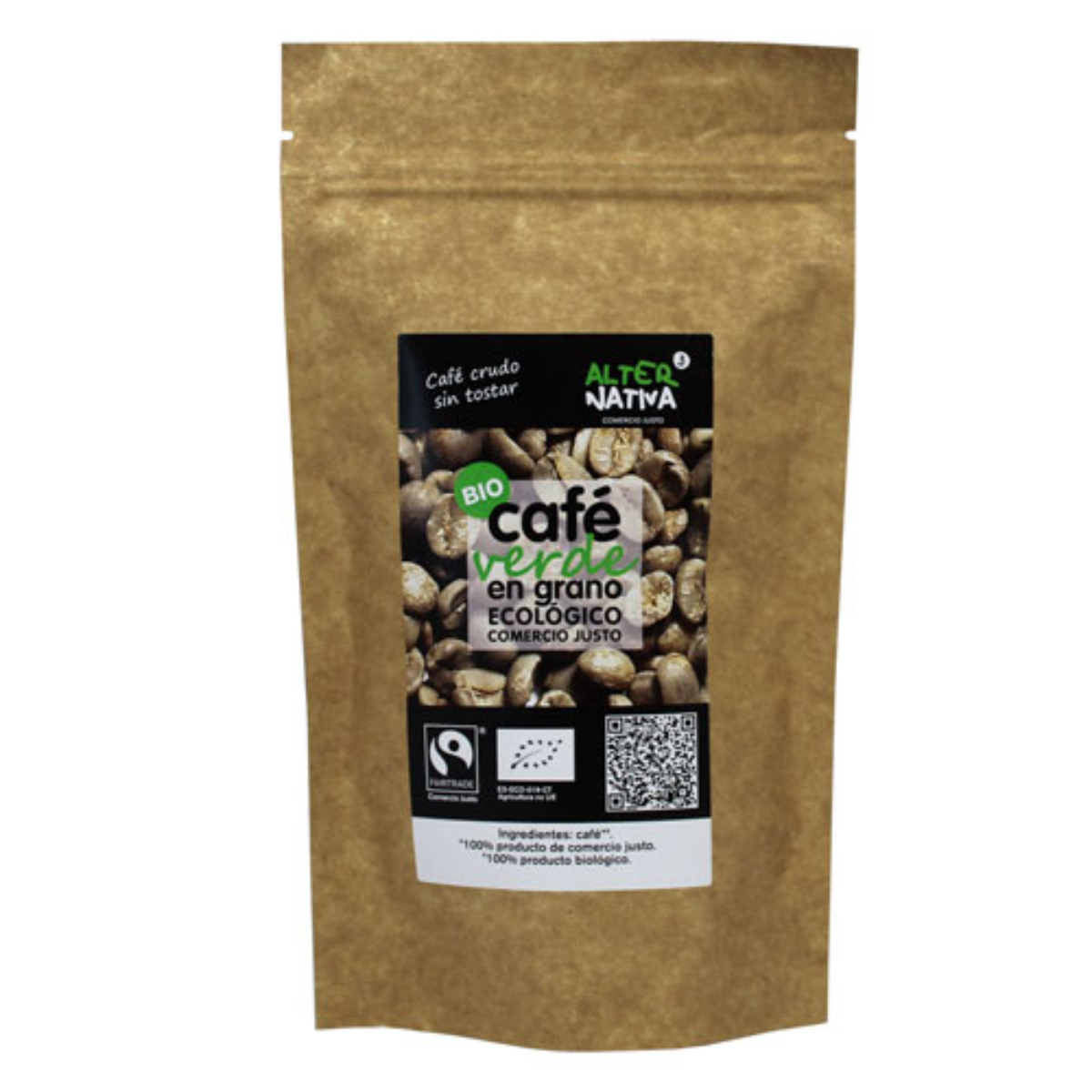 Alternativa ao café verde biológico em grão 150 g