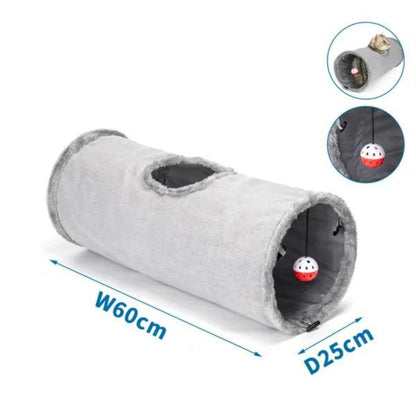 Túnel de brincar para gatos Nobleza com forro
