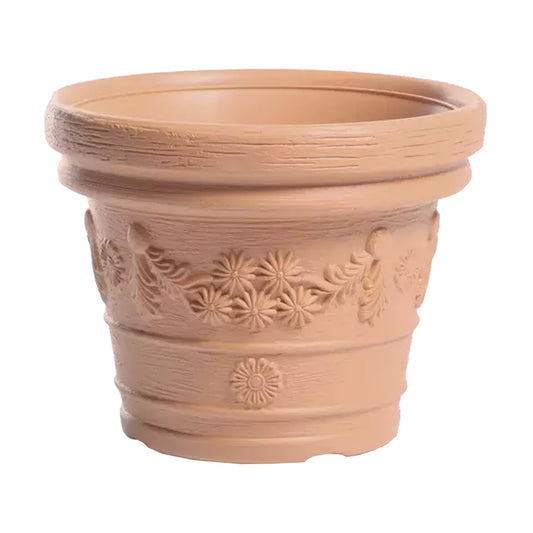 Maceta Decora 8l., Dimensiones (mm) 300x300x235, Color Ladrillo_0