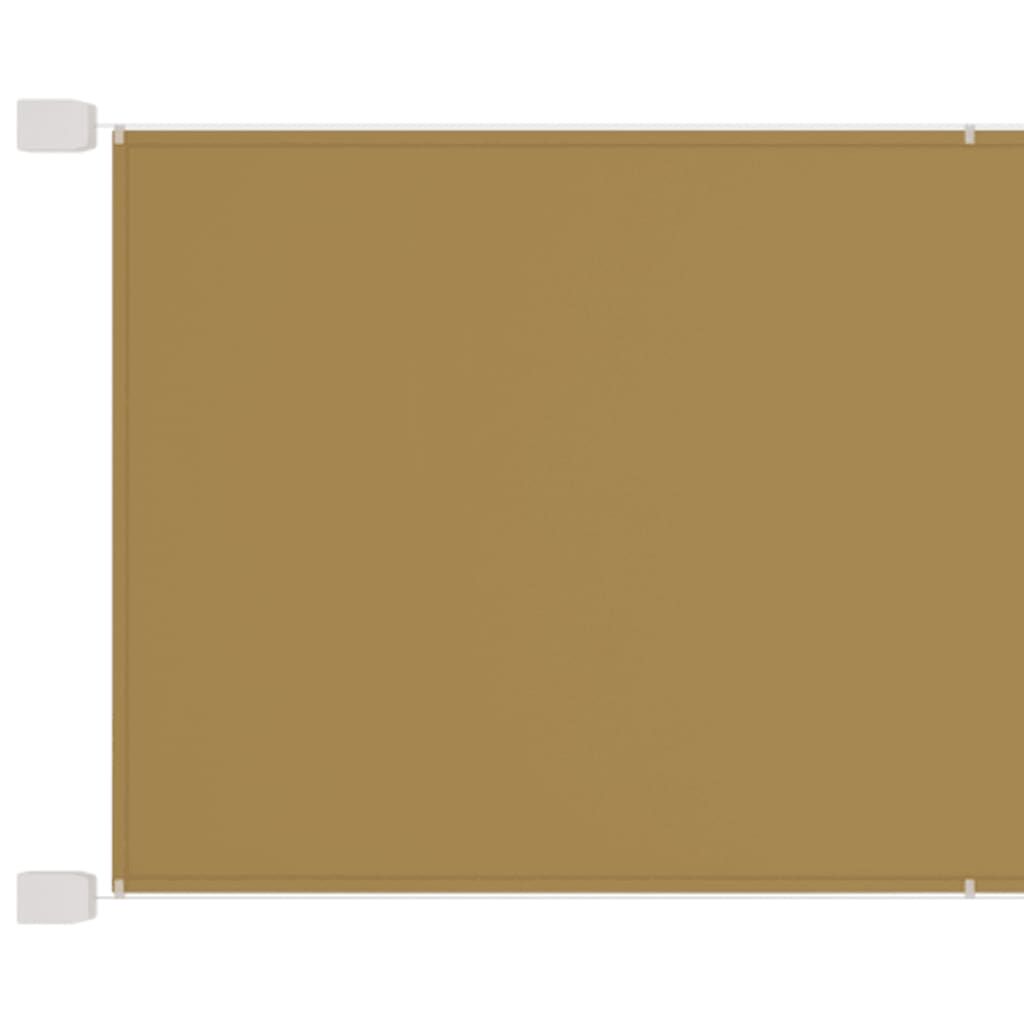 Vidaxl Toldo Vertical Beige 200x360 Cm Tela Oxford_0