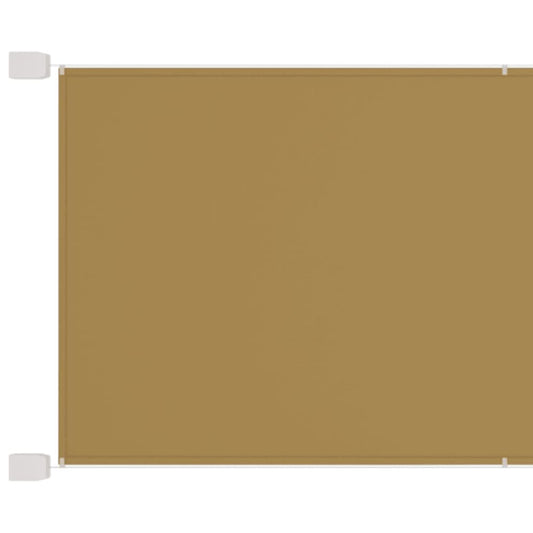 Vidaxl Toldo Vertical Beige 60x270 Cm Tela Oxford_0