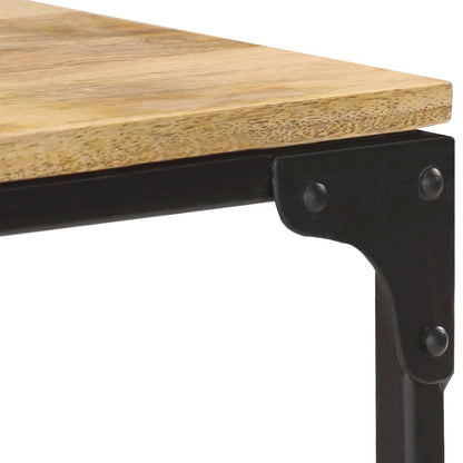Mesa Consola De Madera Maciza De Mango 110x30x75 Cm_4