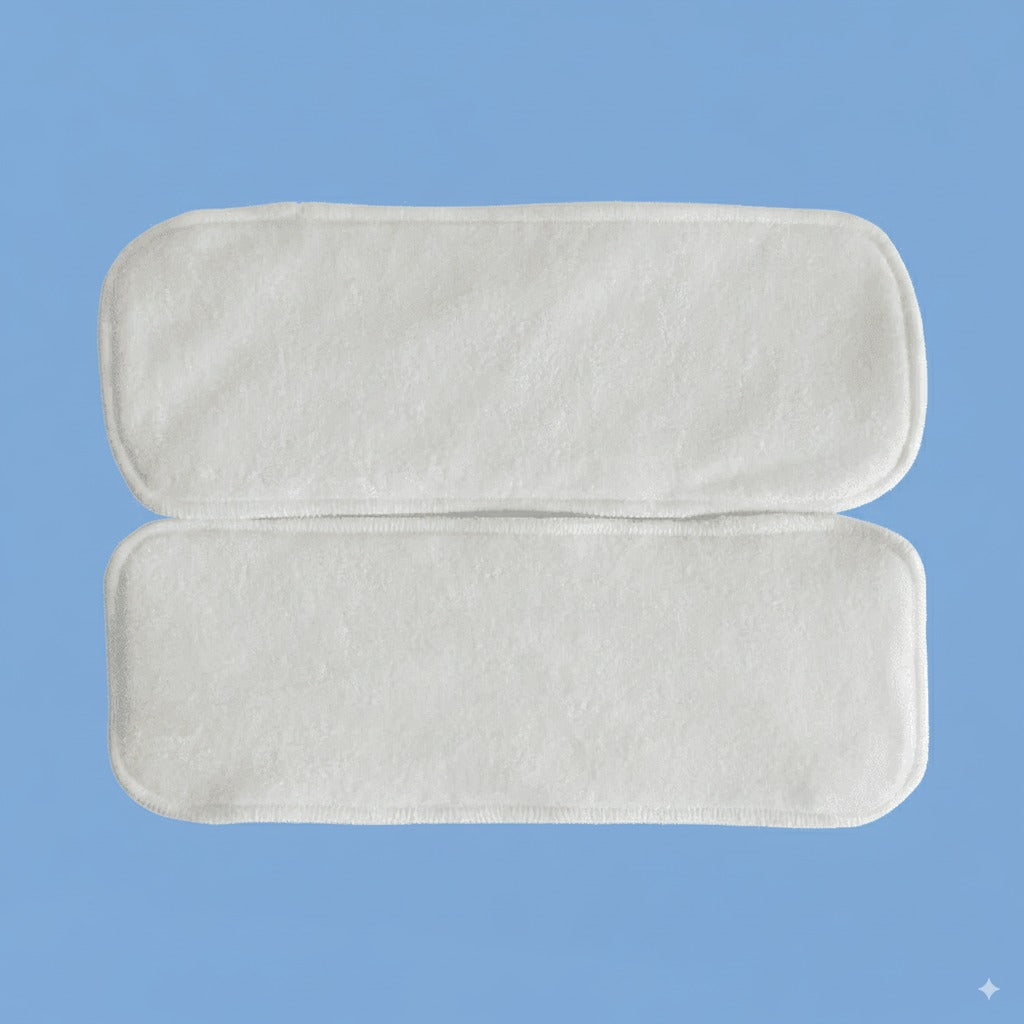 Kit Primeros Días 3 Pañales Tela Recién Nacido Bambú Carbón Adznadons Hasta 3kg 6 Insertos Forros Biodegradables 2 Bolsa_4