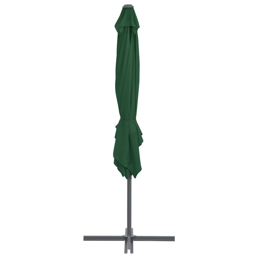 Vidaxl Sombrilla De Jardín Con Base Portátil Verde_3