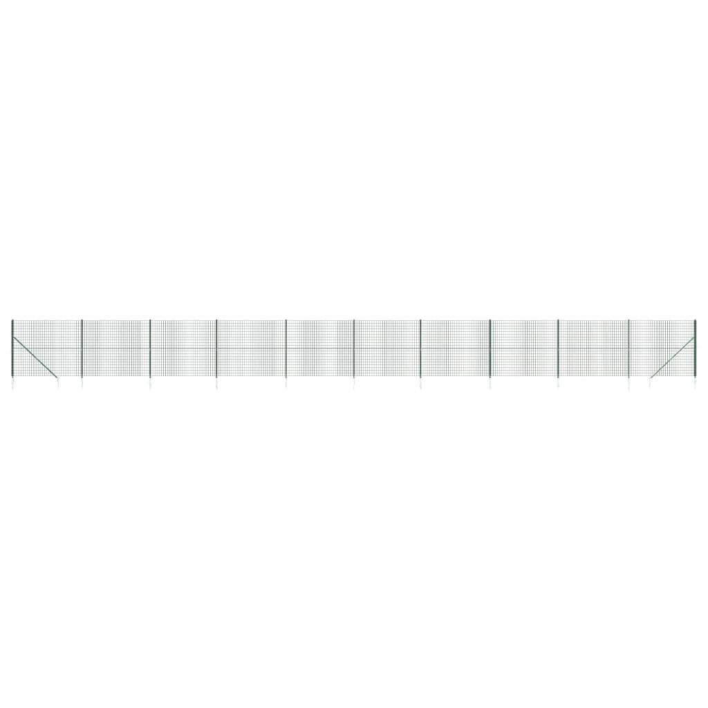 Cerca De Alambre Con Pinchos De Anclaje Verde 2,2x25 M / Vetonek_2