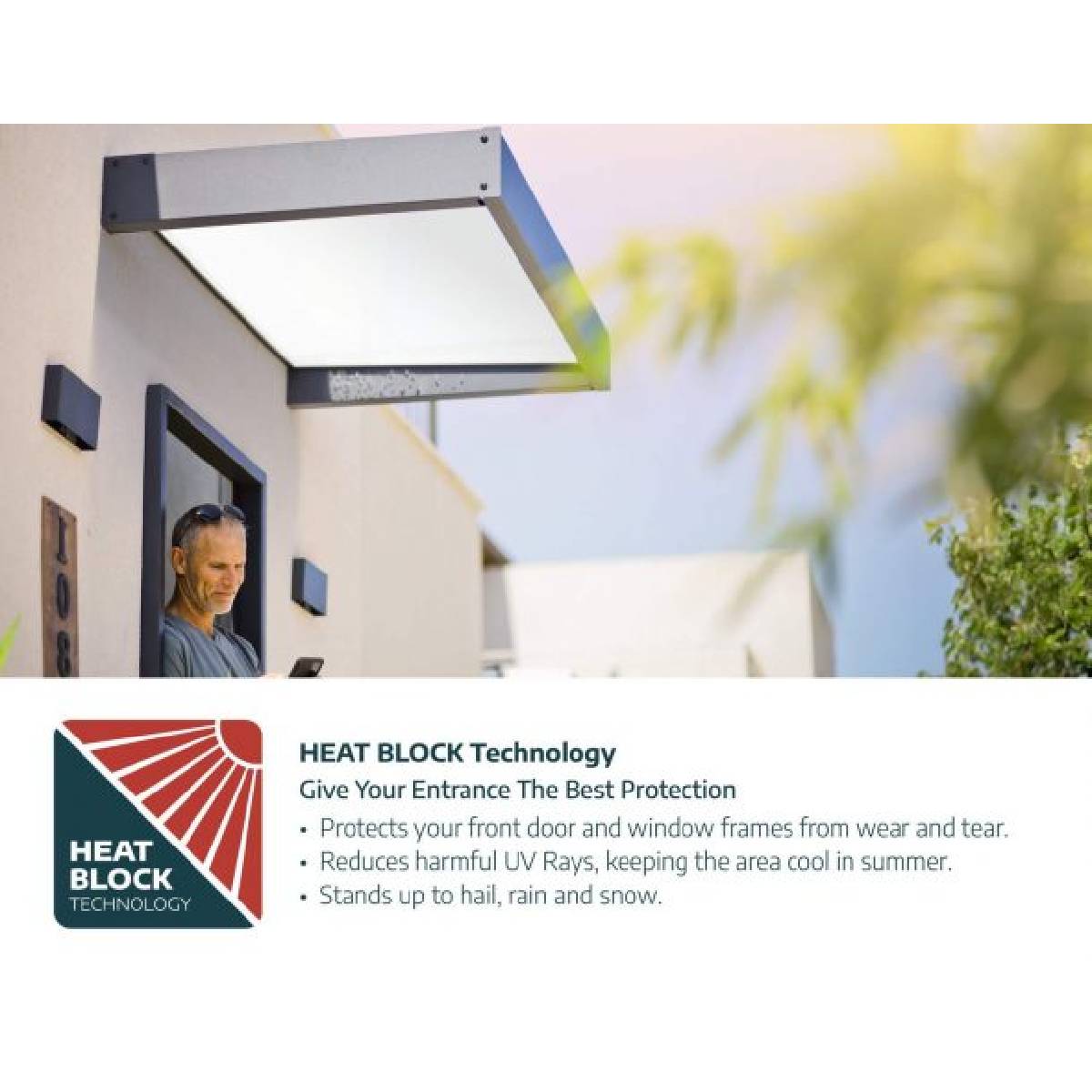 Cobertura de porta Sophia XL 140x845 cm opala Canopia