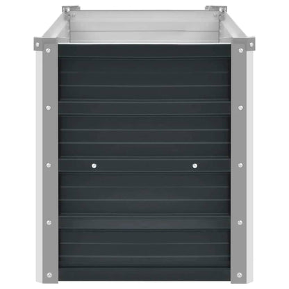 Arriate De Acero Galvanizado Gris Antracita 160x40x45 Cm_4