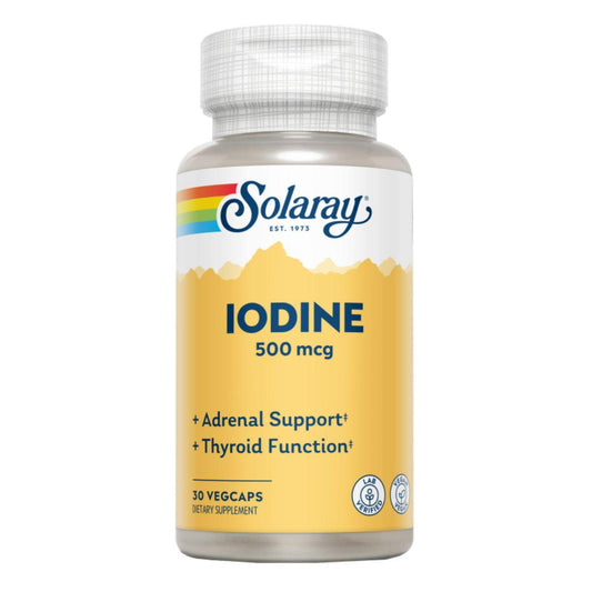 Iodo 500 MCG 30 cápsulas Solaray