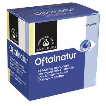 Toalhitas Húmidas Oftalnatur Eye Wipes 15 Toalhitas El Natural