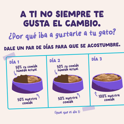 Sobres de comida húmeda Pato & Pavo en Salsa para Gatos Adultos | Edgard & Cooper 85 g