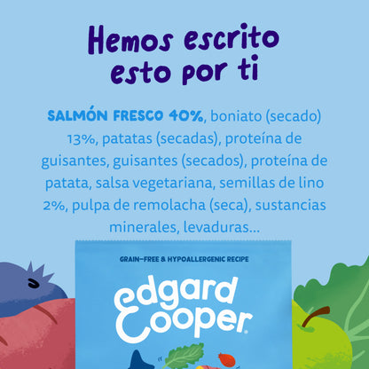 Ração para cães Edgard &amp;amp; Cooper Norwegian Salmon 1 kg