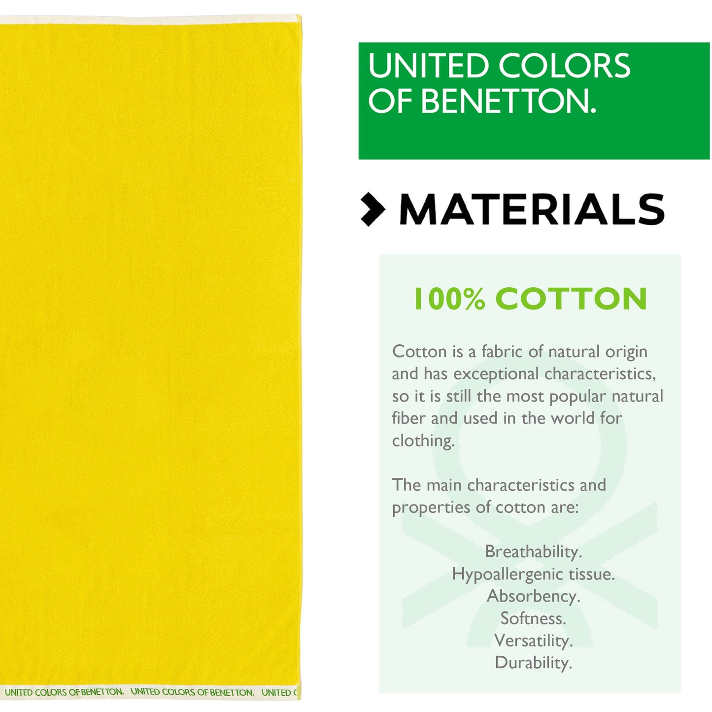 Toalla De Playa 90x160cm 380gsm 100% Algodón Velour Amarillo Rainbow_3