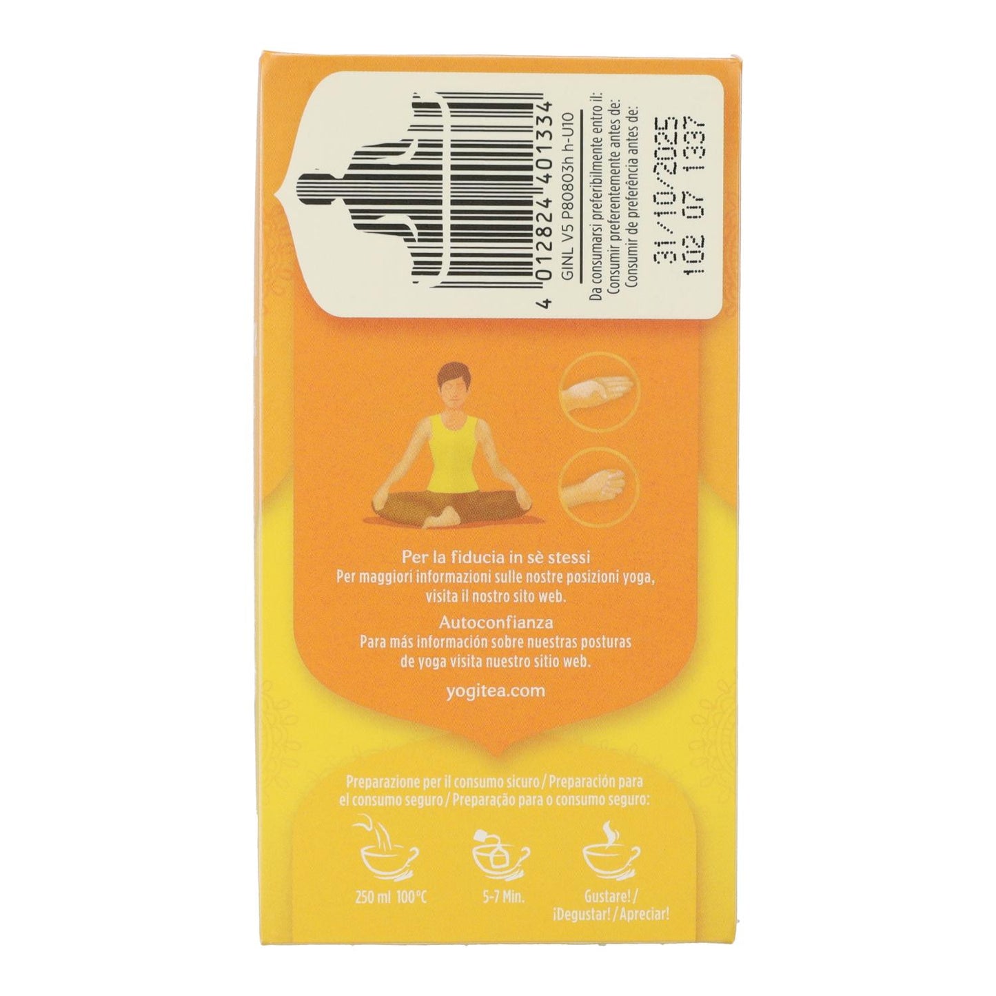 Yogi Tea Gengibre e Limão Biológicos, 17 saquetas