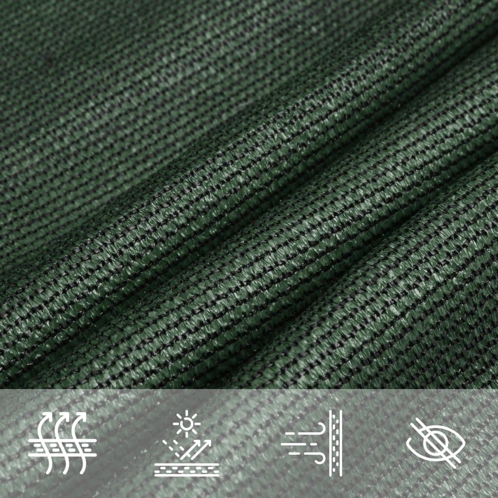 Vidaxl Toldo De Vela Verde Oscuro Hdpe 160 G/m² 2,5x3,5 M_4