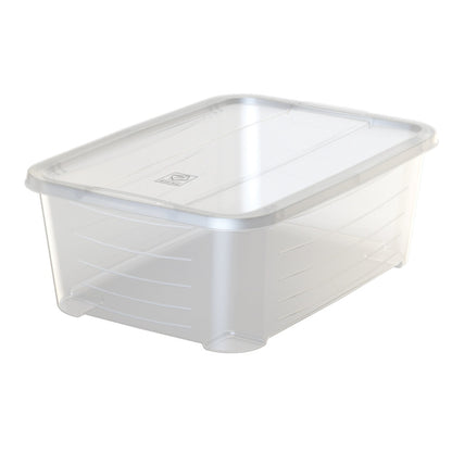 Caja De Plástico Con Tapa Life Story 11l_0