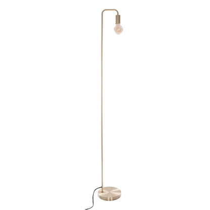 Wellhome Lámpara De Pie Metal Dorado H.150cm_0