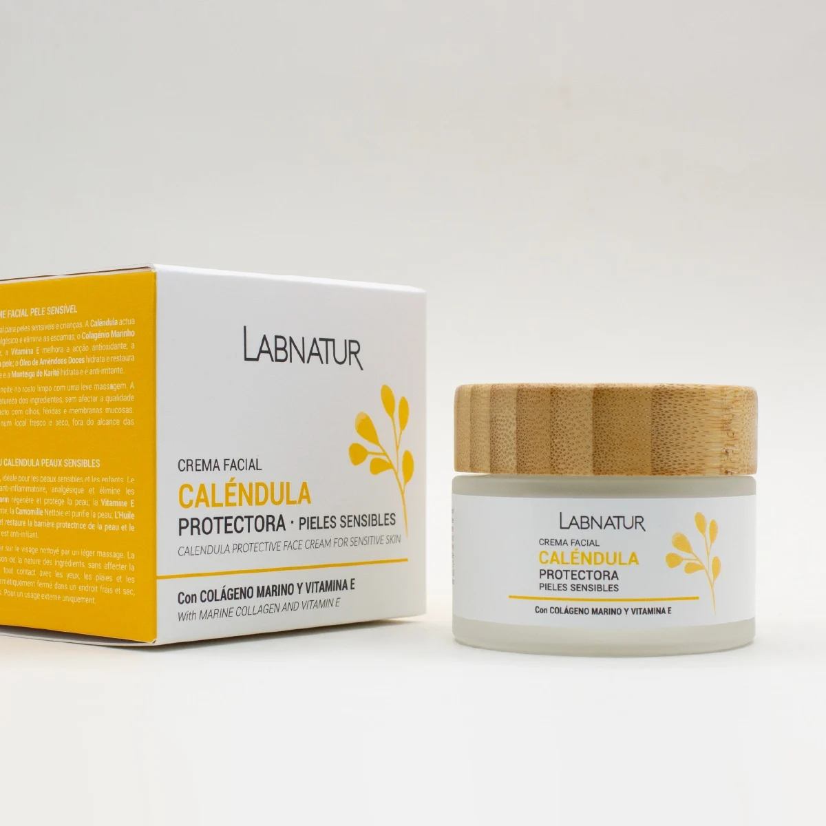 Crema Facial Caléndula Labnatur 50 Ml | Hidratante | Calmante | Piel Sensible_3