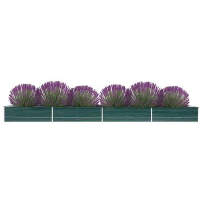 Arriate De Acero Galvanizado Verde 600x80x45 Cm_1