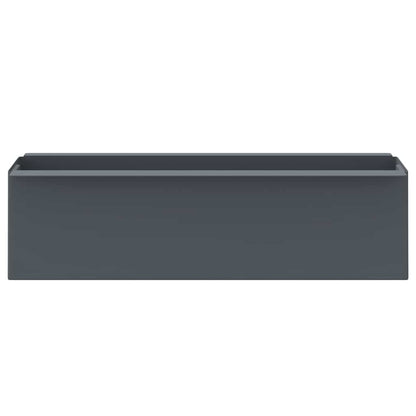 Jardineras Para Europalés 12 Uds Pp Gris 36x13,5x9,5 Cm_3