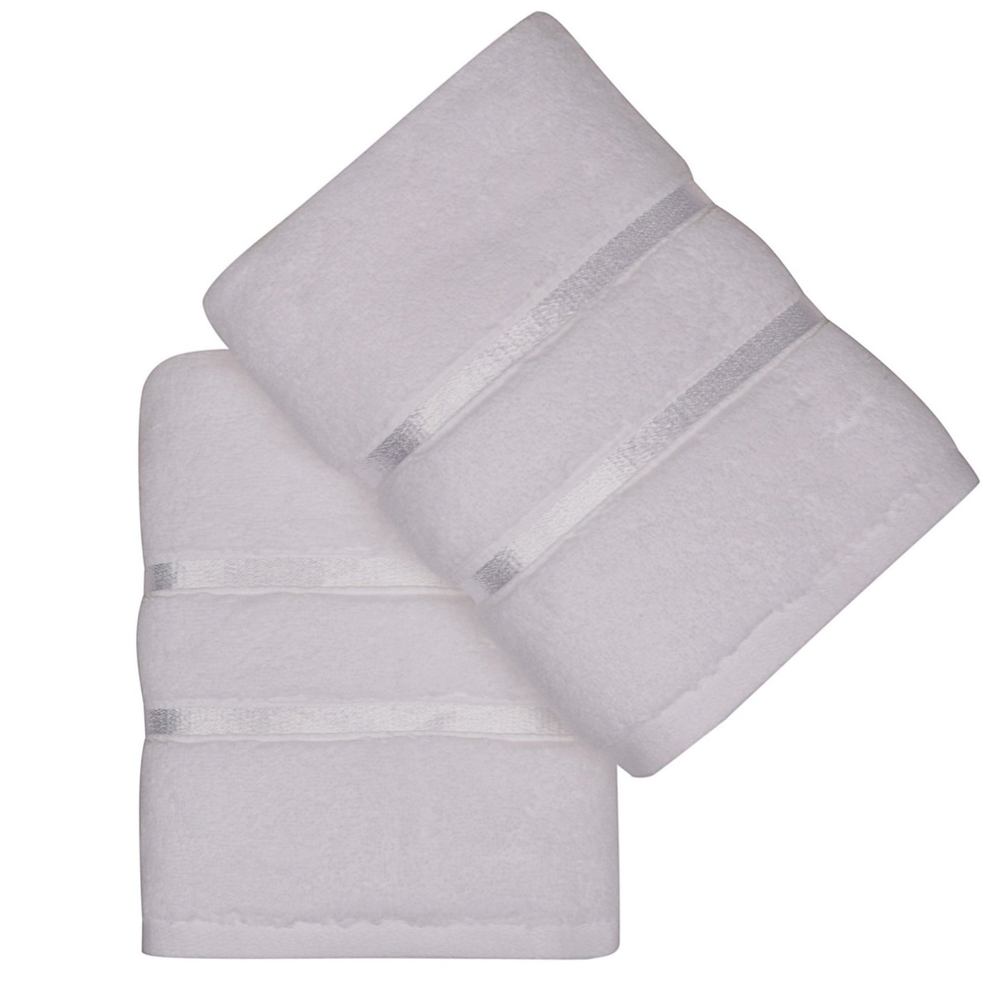 Juego De Toallas De Mano (2 Piezas) Blanco