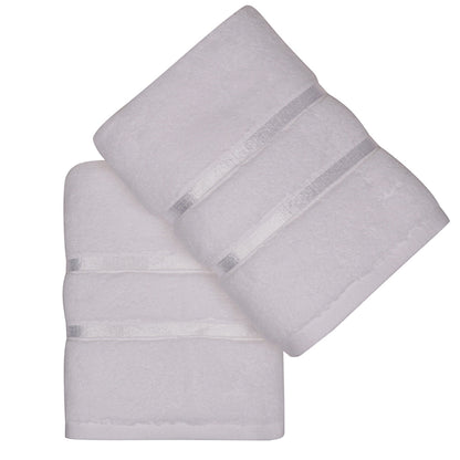 Juego De Toallas De Mano (2 Piezas) Blanco