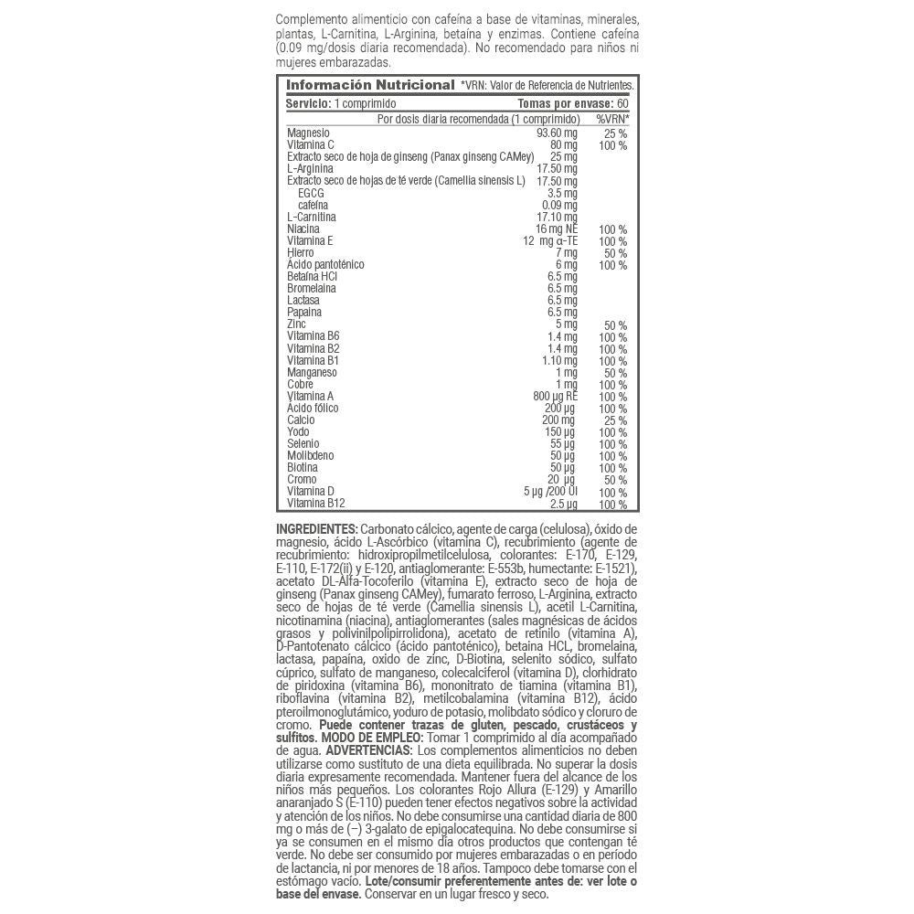 Multivitaminas A-z - 60 Comprimidos - Minerales Esenciales - Masmusculo_5