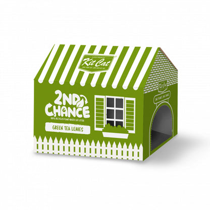 Pack de 6 Kit Cat Arena Eco 2ª Chance - Chá Verde 2,5 Kg Folhas de Chá Verde, Ervilha e Mandioca