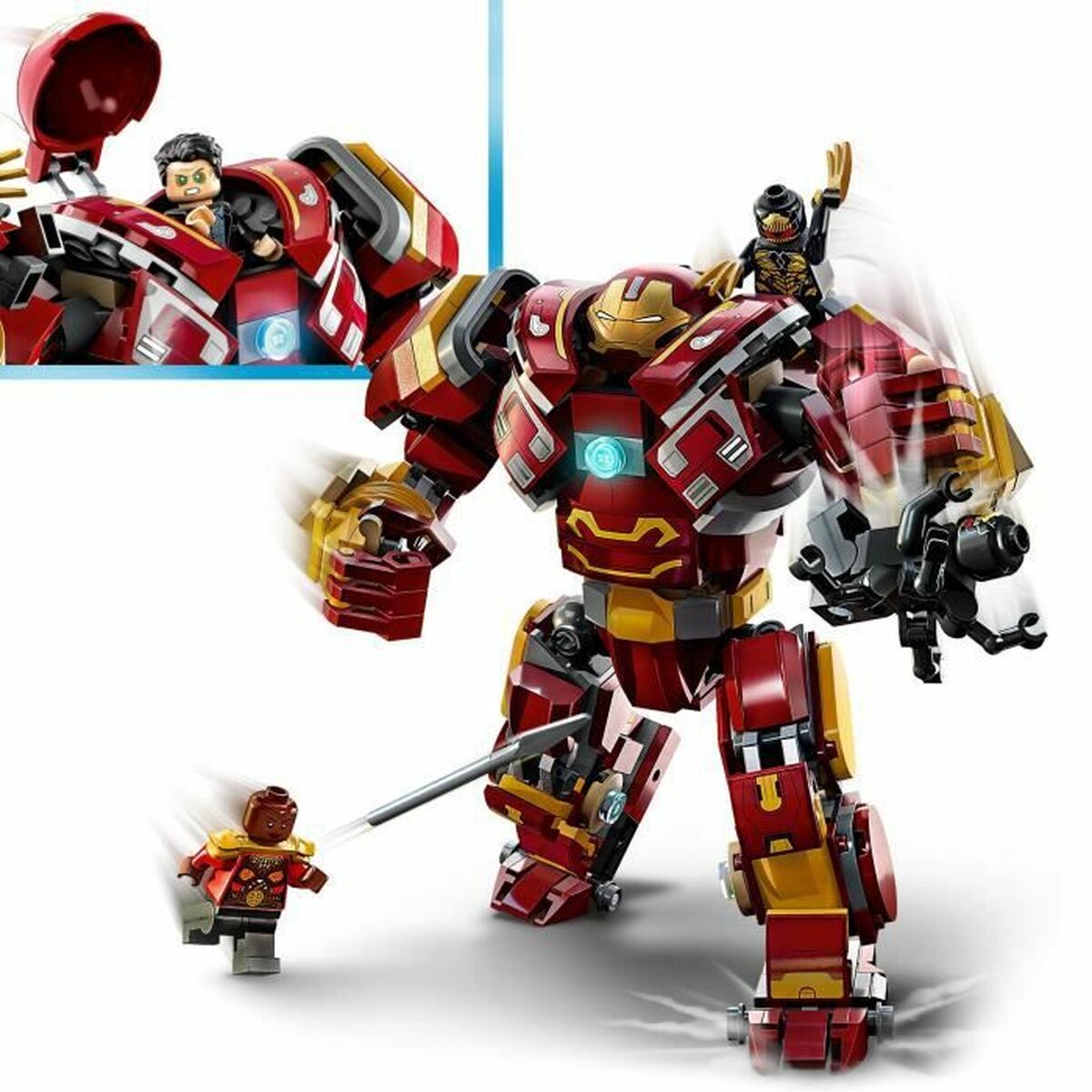 Juego Lego Marvel 76247 Hulkbuster 385 Piezas_0