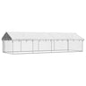 Vidaxl Canil exterior com telhado 600x200x150 Cm