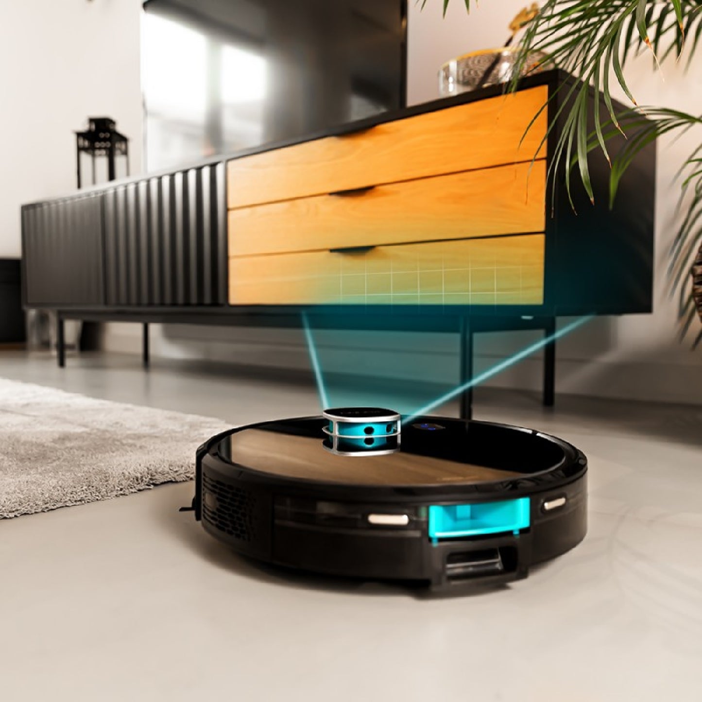 Cecotec Robot Aspirador Y Friegasuelos Conga Eternal Max Vital. 3000 Pa 110 Minutos De Autonomía Cepillo Multifunción 10_1