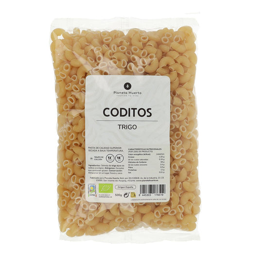 Massa Cotovelo de Trigo Biológico 500g Planeta Huerto