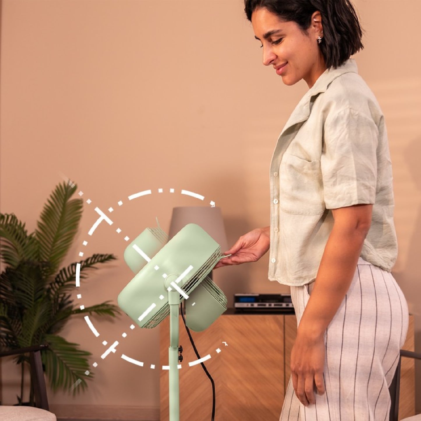 Cecotec Ventilador De Pie Energysilence 250 Classicstyle Green Cecotec_1