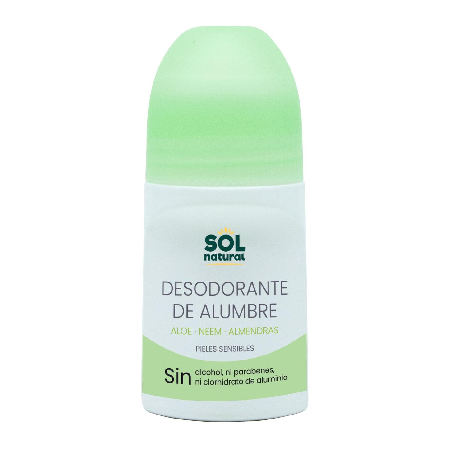 Desodorizante Líquido Sol Natural Alúmen, Aloé Vera e Neem 75 ml
