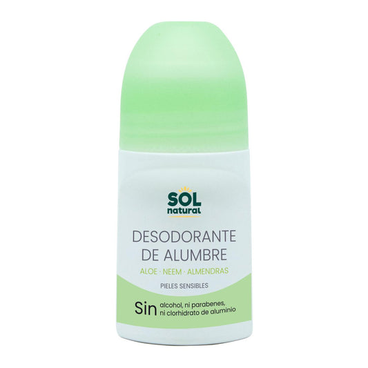 Desodorizante Líquido Sol Natural Alúmen, Aloé Vera e Neem 75 ml