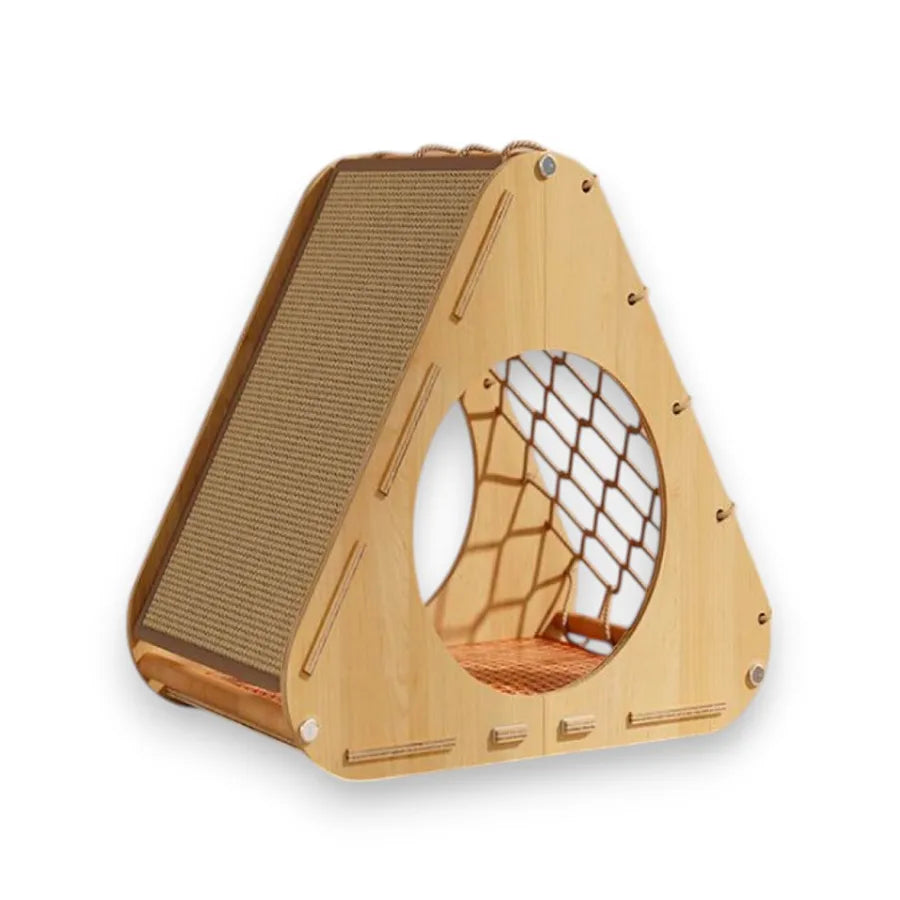 Casa Para Gatos Aurea, Madera, Sisal_0