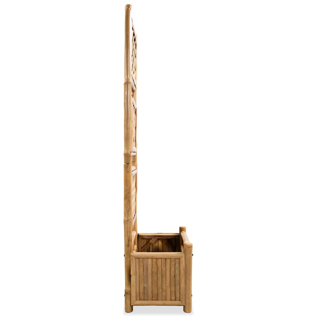 Jardinera De Jardín Con Enrejado Bambú 40 Cm_2