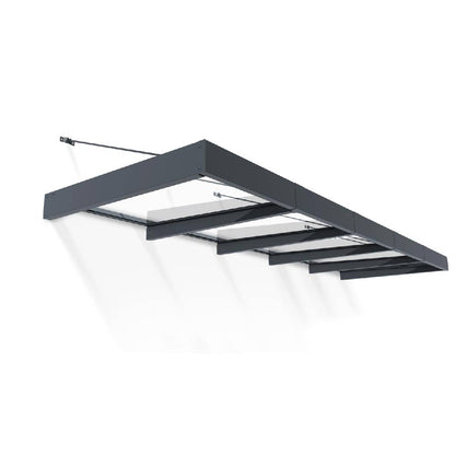 Sophia XL Canopy de porta 140x471 cm Transparente 