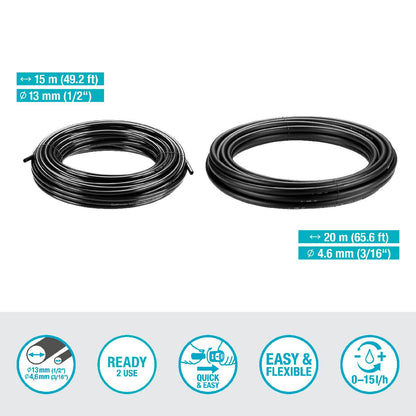 Conjunto de micro-irrigação gota-a-gota para terraço (30 plantas) Microdripsystem Gardena