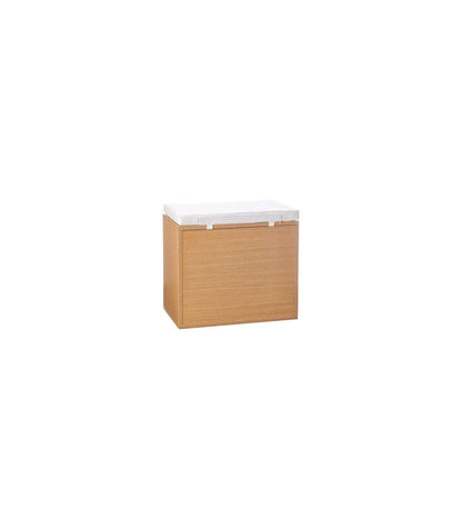 Banco Zapatero Tapizado Polipiel Blanca, 50cm(ancho) 46cm(altura) 29.5cm(fondo)_2