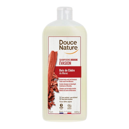 Champô e Gel de Banho Douce Nature Cedro 1 L