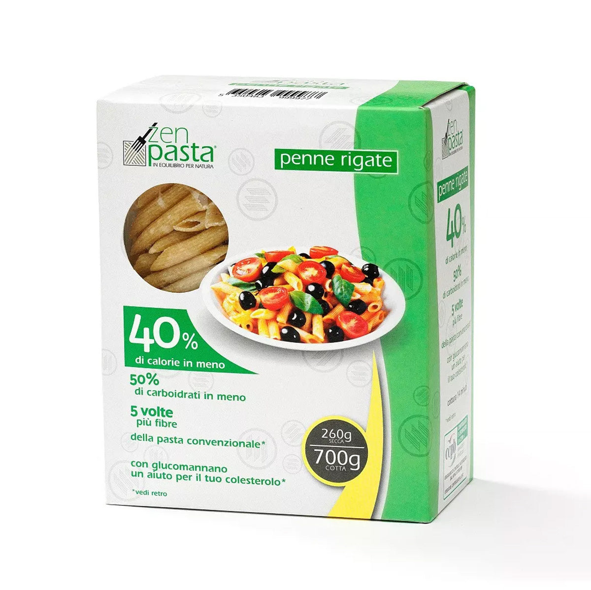 Penne Rigate com Konjac e Semolina 40% Menos Calorias 260g