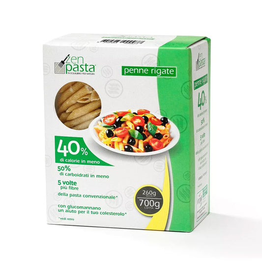 Penne Rigate com Konjac e Semolina 40% Menos Calorias 260g