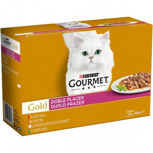 GOURMET GOLD Double Pleasure Assorted Multipack (12 x 85 g)