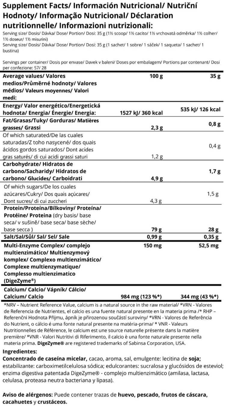 Micellar Casein (caseína Micelar) - 2kg - Chocolate - Caseina - Amix Nutrition_5
