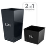 Urbi Alto 7,2 Litros, Plástico, 17 X 17 X 32,5 Cm Em Antracite