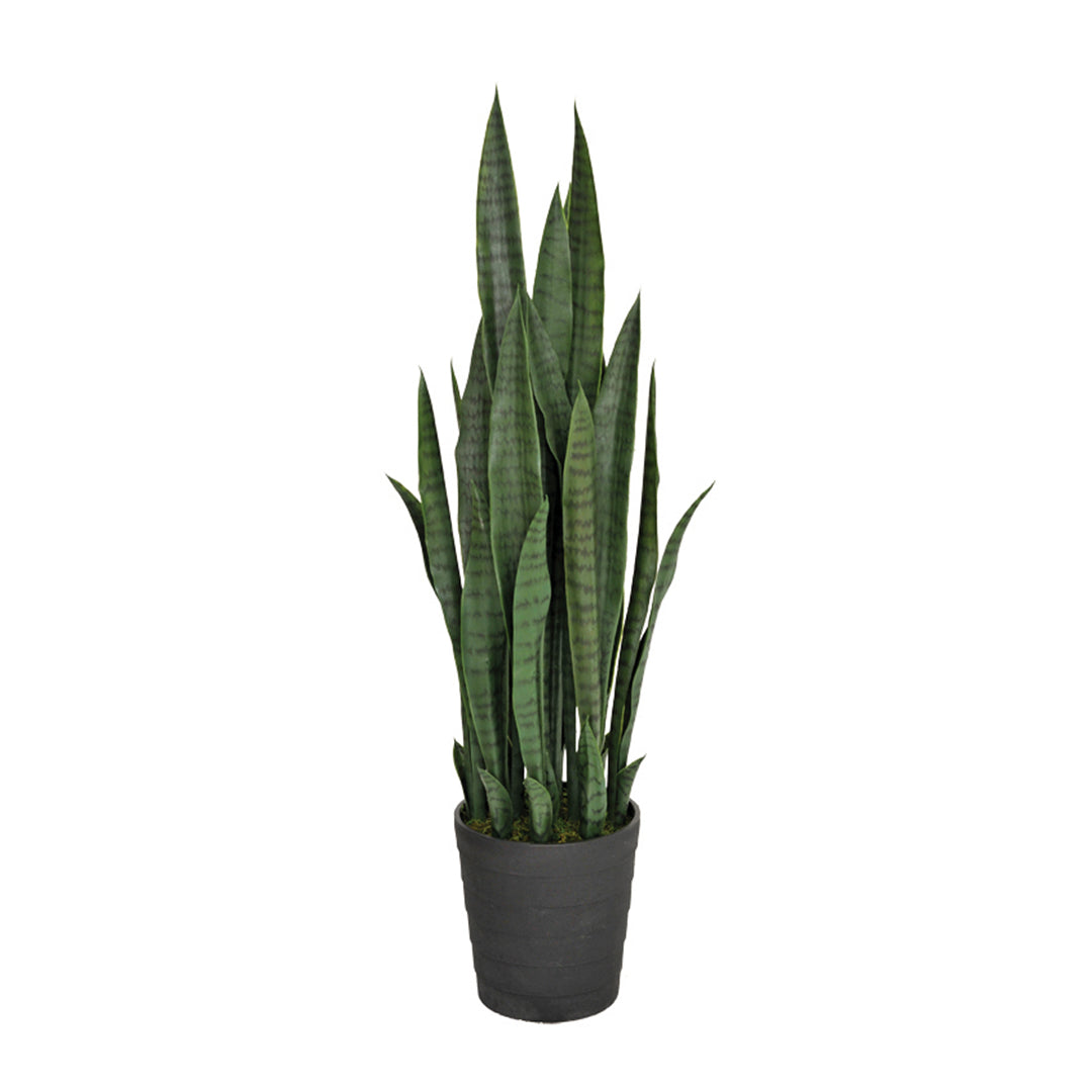 Planta Artificial Lengua De Tigre - Decoración Natural Sin Mantenimiento 1.05 M / Multicolor_1