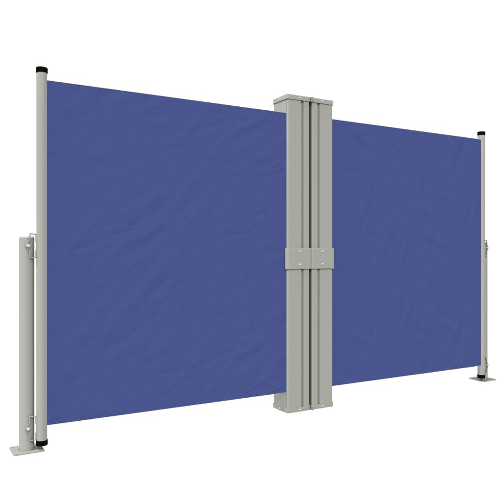 Vidaxl Toldo Lateral Retráctil Azul 140x1200 Cm_0